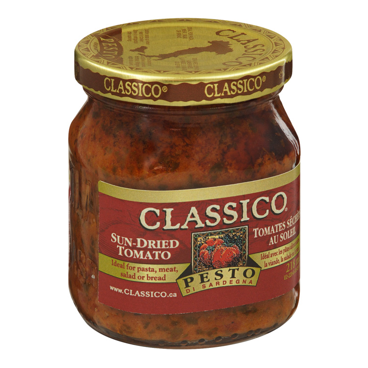 Classico Pesto - Sun Dried Tomato - 218ml - Whistler Grocery Service ...