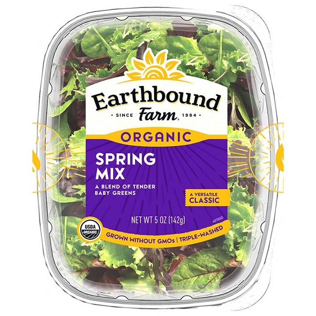 Earthbound Farm Organic Baby Spring Mix 142G - Whistler Grocery Service ...