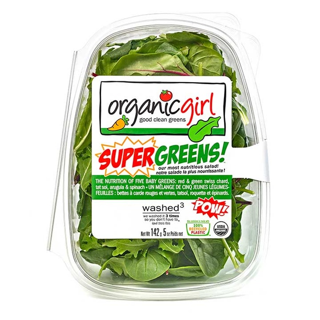 Organic Girl Salads Super Greens 142g 5oz - Whistler Grocery Service ...