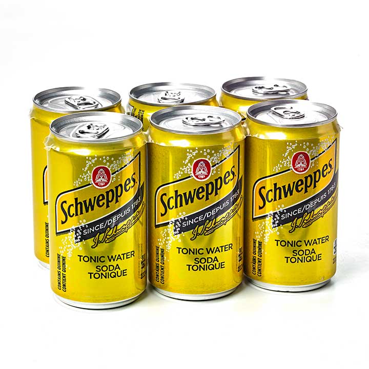 Schweppes Tonic Water - 6 Mini Cans - Whistler Grocery Service & Delivery