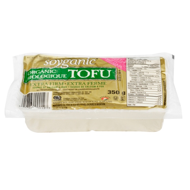 Sunrise Soyganic Extra Firm Tofu 350G - Whistler Grocery Service & Delivery