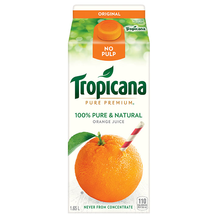 Tropicana Orange Juice - No Pulp - 1.65L - Whistler Grocery Service ...