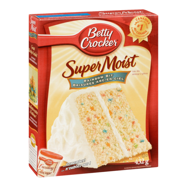 Betty Crocker Super Moist Cake Mix - Rainbow Bits | Whistler Grocery ...