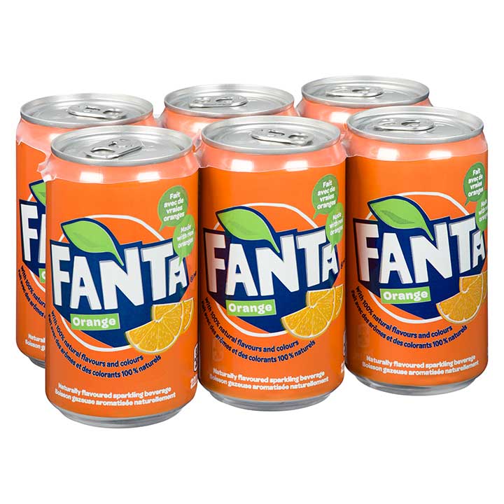 Fanta 6pk Mini Can | Whistler Grocery Service & Delivery