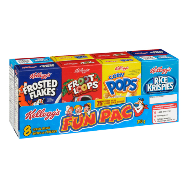 Kellogg's Fun Pac Cereal Boxes | Whistler Grocery Service & Delivery