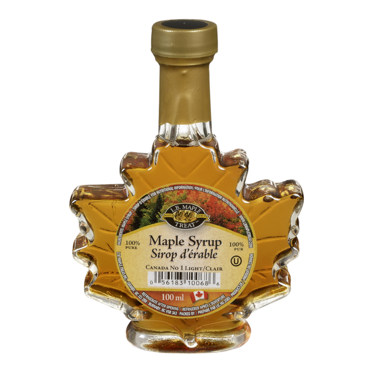 LB Maple Treat Syrup - Light 100ml | Whistler Grocery Service & Delivery