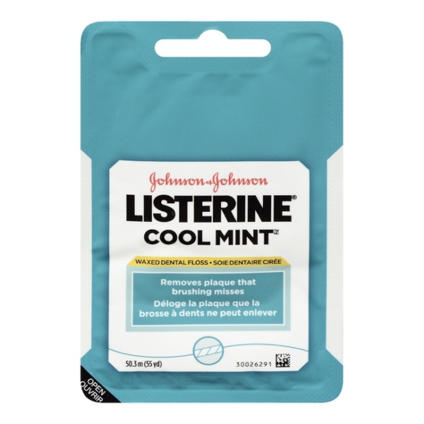 Listerine Cool Mint Dental Floss Waxed | Whistler Grocery Service ...