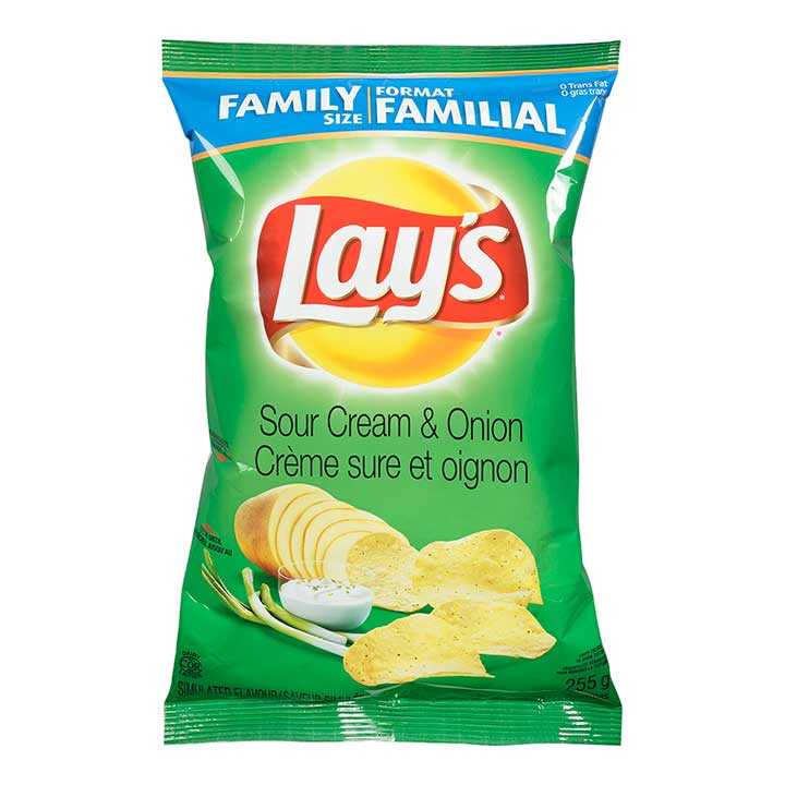 lays stacks sour cream onion chips carbs