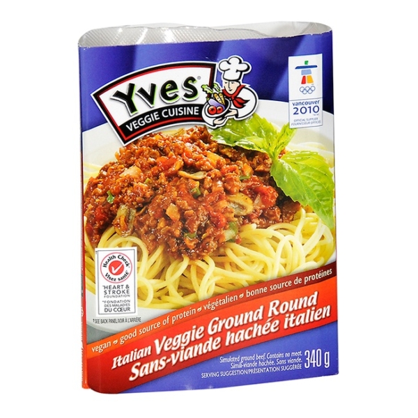 Yves Veggie Ground Round Italian 340G | Whistler Grocery Service & Delivery