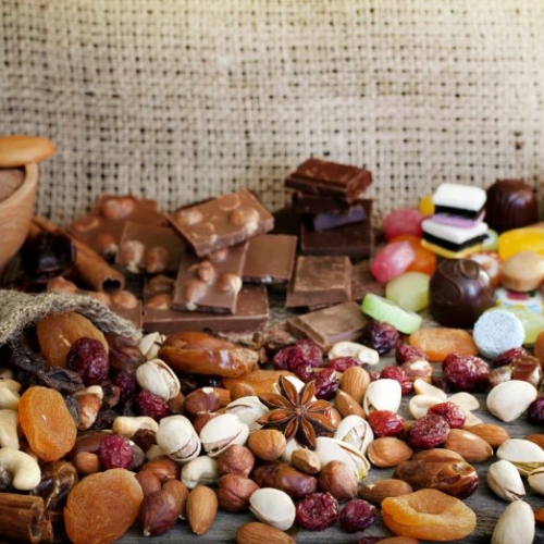 Chocolate Nuts & Fruit